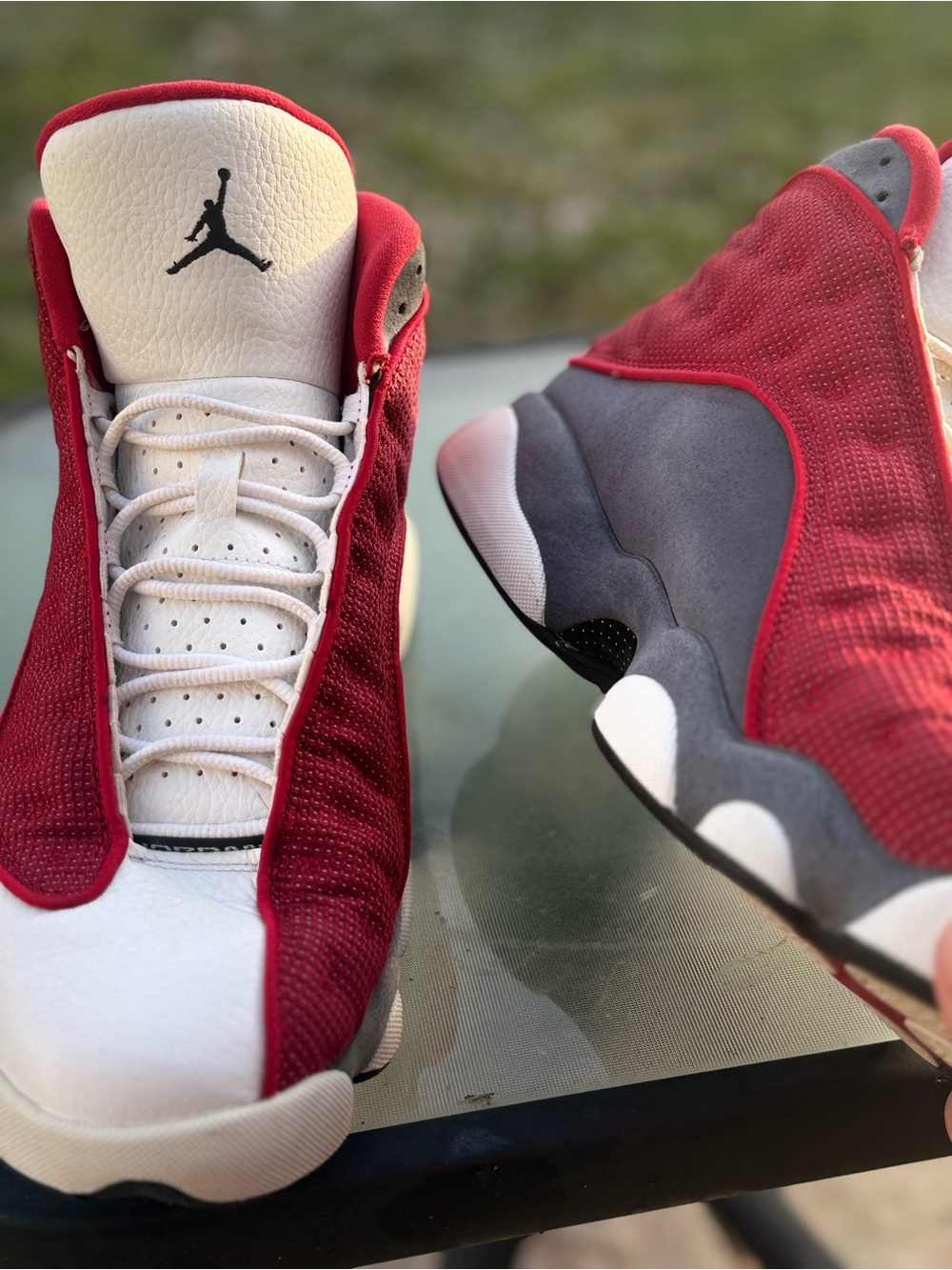 Jordan retro 13 flint gym red size 12 w box - Picture 9 of 16
